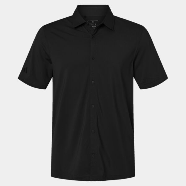 Men's Full Button Down Short Sleeve Shirt Thumbnail